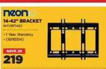 Neon - 14-42" Bracket