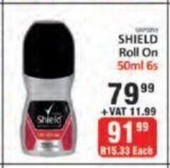 KitKat Cash and Carry Shield Roll On 50ml - 6s offer