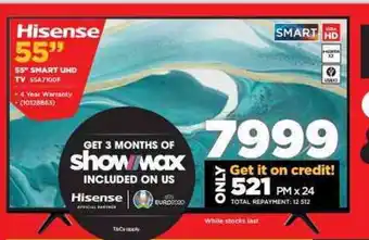 HiFi Corp Hisense - 55" Smart UHD TV offer