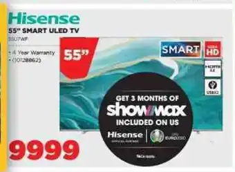 HiFi Corp Hisense - 55" Smart ULED Tv offer