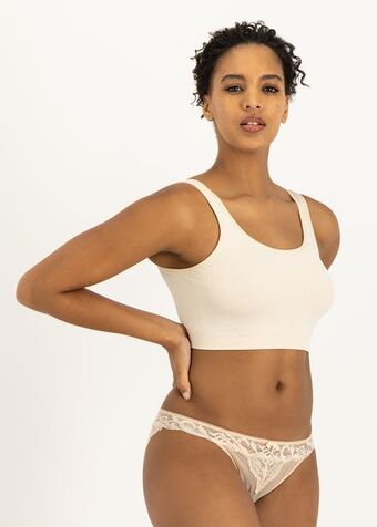 Lace & mesh tangas 2 pack