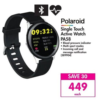 Makro Polaroid Single Touch Active Watch PA58 offer