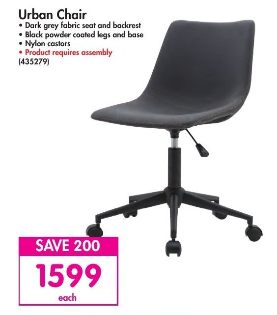 Urban Chair offer at Makro