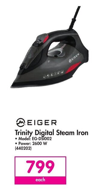 Makro Eiger Trinity Digital Steam Iron offer