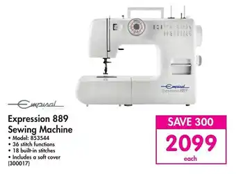 Makro Empisal Expression 889 Sewing Machine offer