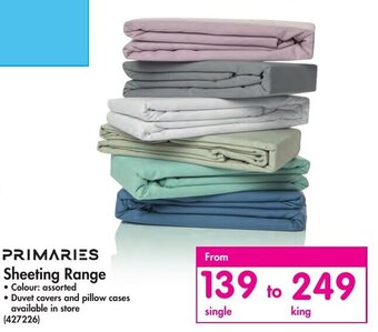 Makro Primaries Sheeting Range Single offer