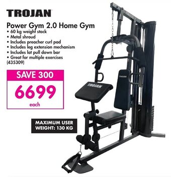 Makro Trojan Power Gym 2.0 Home Gym offer