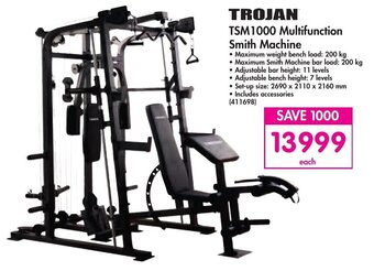 Makro Trojan TSM1000 Multifunction Smith Machine offer