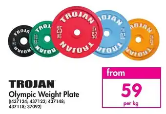 Trojan Olympic Weight Plate per kg