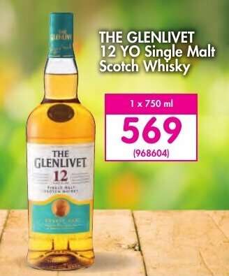 Makro The Glenlivet 12 YO Single Malt Scotch Whisky 750ml offer