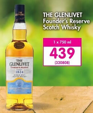 Makro The Glenlivet Founder's Reserve Scotch Whisky 750ml offer