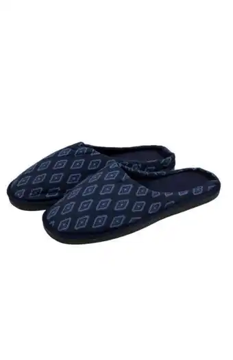 JAM Clothing Mens printed slipper - navy offer
