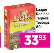Game Laager rooibos tagless teabags-80s offer