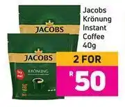 Game Jacobs kronung instant coffee-for 2 x 40g offer