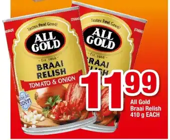 OK Grocer All Gold Braai Relish 410g offer