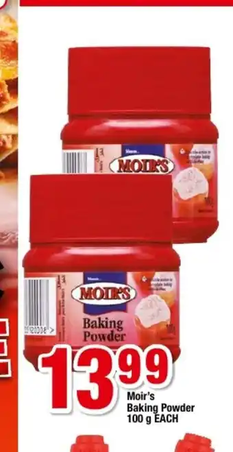 OK Grocer Moir's Baking Powder 100g offer