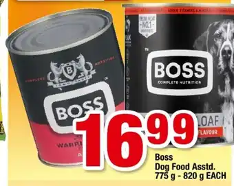 Boss Dog Food Asstd. 775g - 820g each