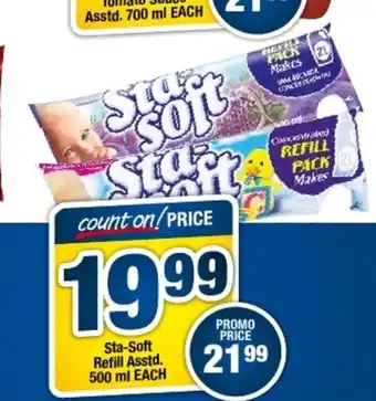 Sta-Soft Refill Asstd. 500ml