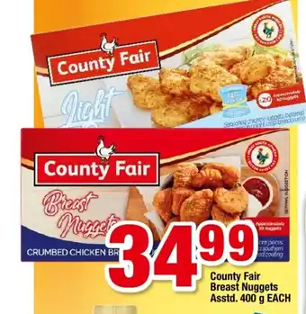 OK Grocer County Fair Breast Nuggets Asstd. 400g each offer
