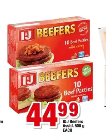 I&J Beefers Asstd. 500g each