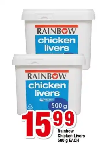 OK Grocer Rainbow Chicken Livers 500g each offer