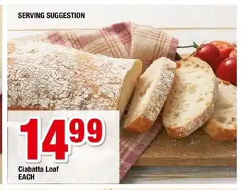 Ciabatta Loaf each