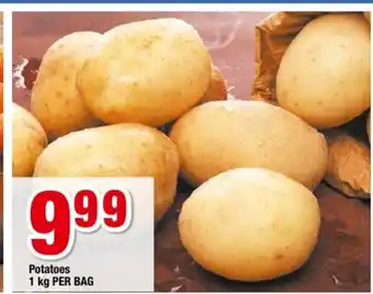 Potatoes 1kg per bag