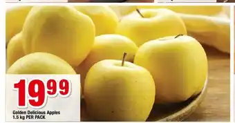 OK Grocer Golden Delicious Apples 1.5kg per pack offer