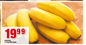 OK Grocer Bananas 1.2kg per pack offer