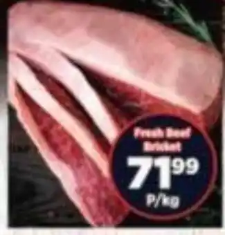 Fresh Beef Brisket per kg