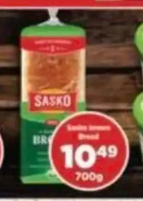 Goal Supermarket Sasko Brown Bread 700g offer