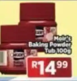 Moir's Baking Powder Tub 100g