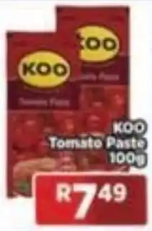 Goal Supermarket Koo Tomato Paste 100g offer