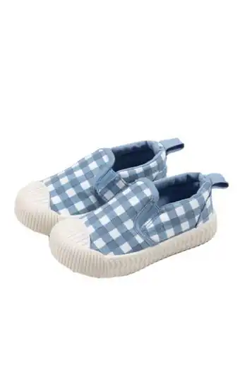 Pre-girls slip on sneaker - blue/ white