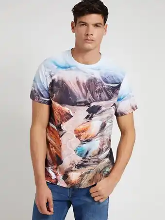 Mountain print t-shirt