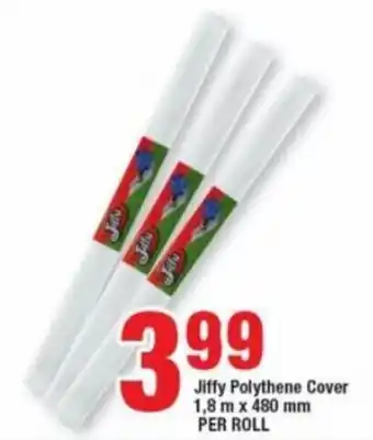 Jiffy Polythene Cover 1.8m x 480mm per roll