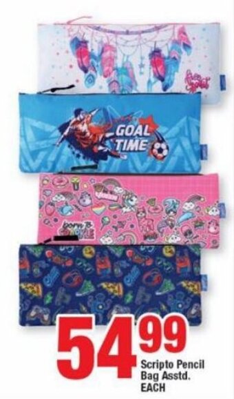 Scripto Pencil Bag asstd
