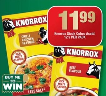 OK Foods Knorrox Stock Cubes asstd 12's per pack offer