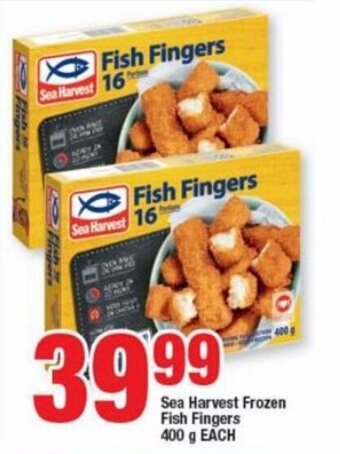 OK Foods Sea Harvest Frozen Fish Fingers 400g offer