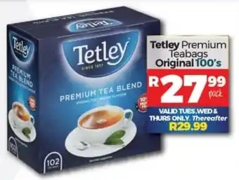 Take 'n Pay Tetley Premium Tea Blend 100's offer