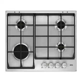 Hirsch's Aeg 60cm stainless steel gas hob - hg654351sm offer