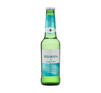 Belgravia gin and dry lemon (6 x 275ml)