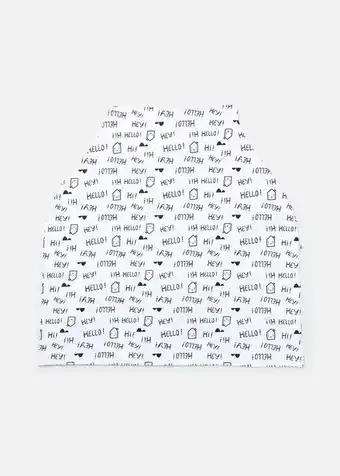 Hello print car seat cover