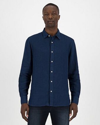 Cape Union Mart Old khaki men's preston regular fit linen shirt offer