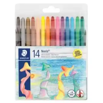 Shoprite Staedtler noris assorted retractable wax crayons 14 pack offer
