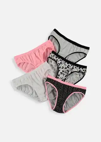 Woolworths Animal cotton bikinis 5 pack offer