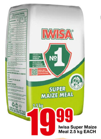 OK Foods Iwisa Super Maize Meal 2.5kg offer