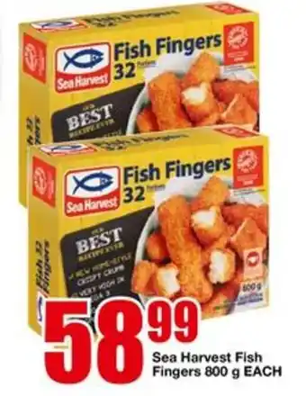OK Foods Sea Harvest Fish Fingers 800g offer