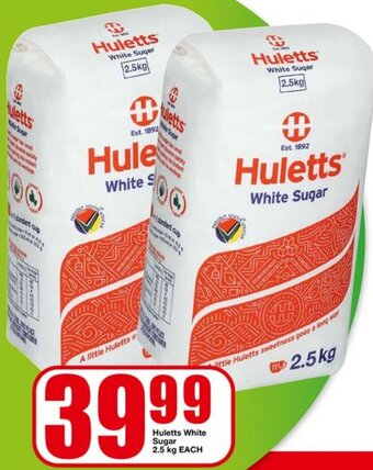 Huletts White Sugar 2.5kg