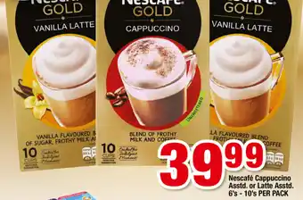 OK Foods Nescafé Cappuccino Asstd. or Latte Asstd. 6's-10's offer